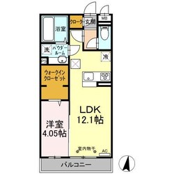 D-room倉賀野町（高崎市倉賀野町）の物件間取画像